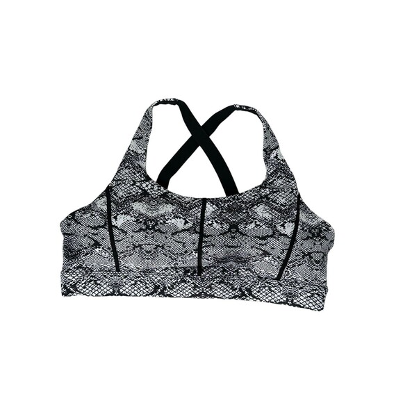 Zyia Light n Tight Metallic Snakeskin Sports Bra  Size XXL - Picture 1 of 5